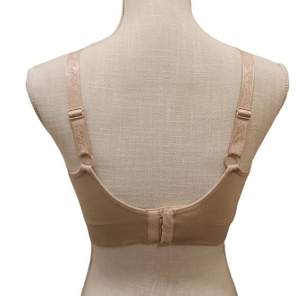 Davy Piper Nursing Comfort Bra Size M Clips Seamless Stretch U Shaped Back - Picture 2 of 9
